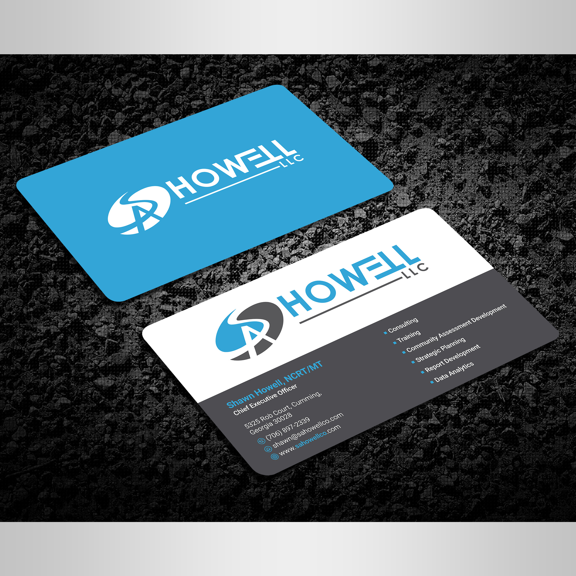 Visitenkarten-Design von Designers Hub für SA Howell, LLC | Design #22759117