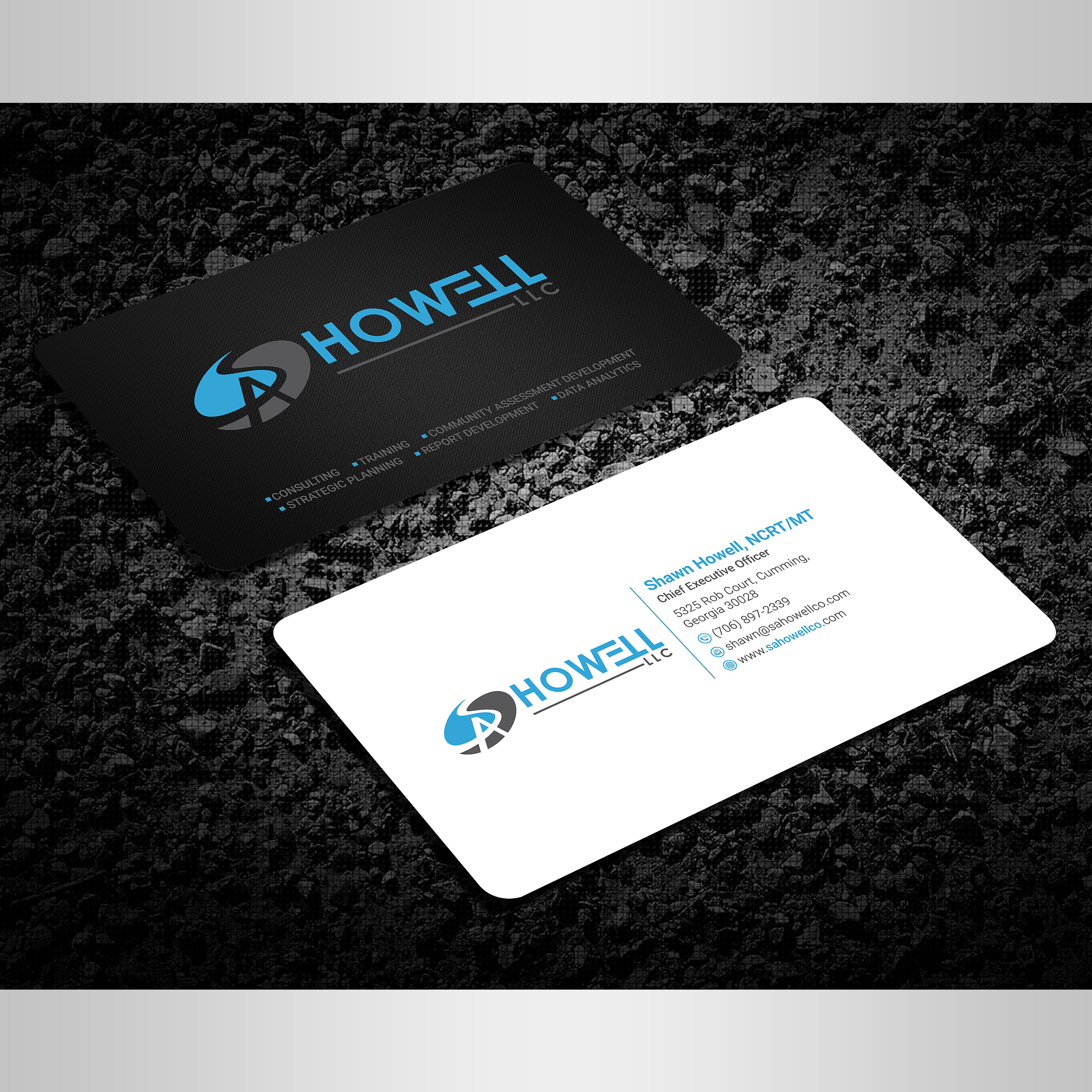 Visitenkarten-Design von Designers Hub für SA Howell, LLC | Design #22759355
