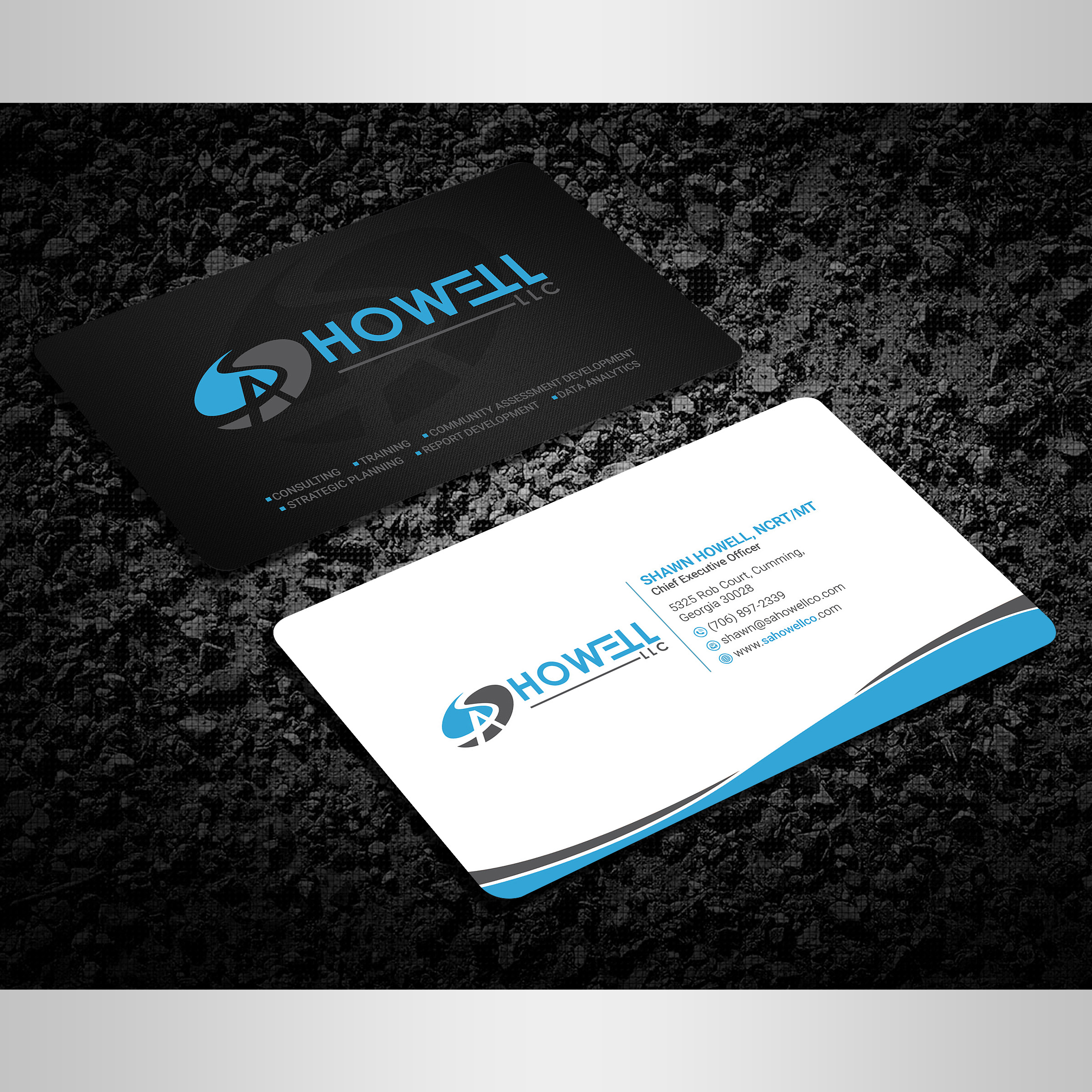 Visitenkarten-Design von Designers Hub für SA Howell, LLC | Design #22759627