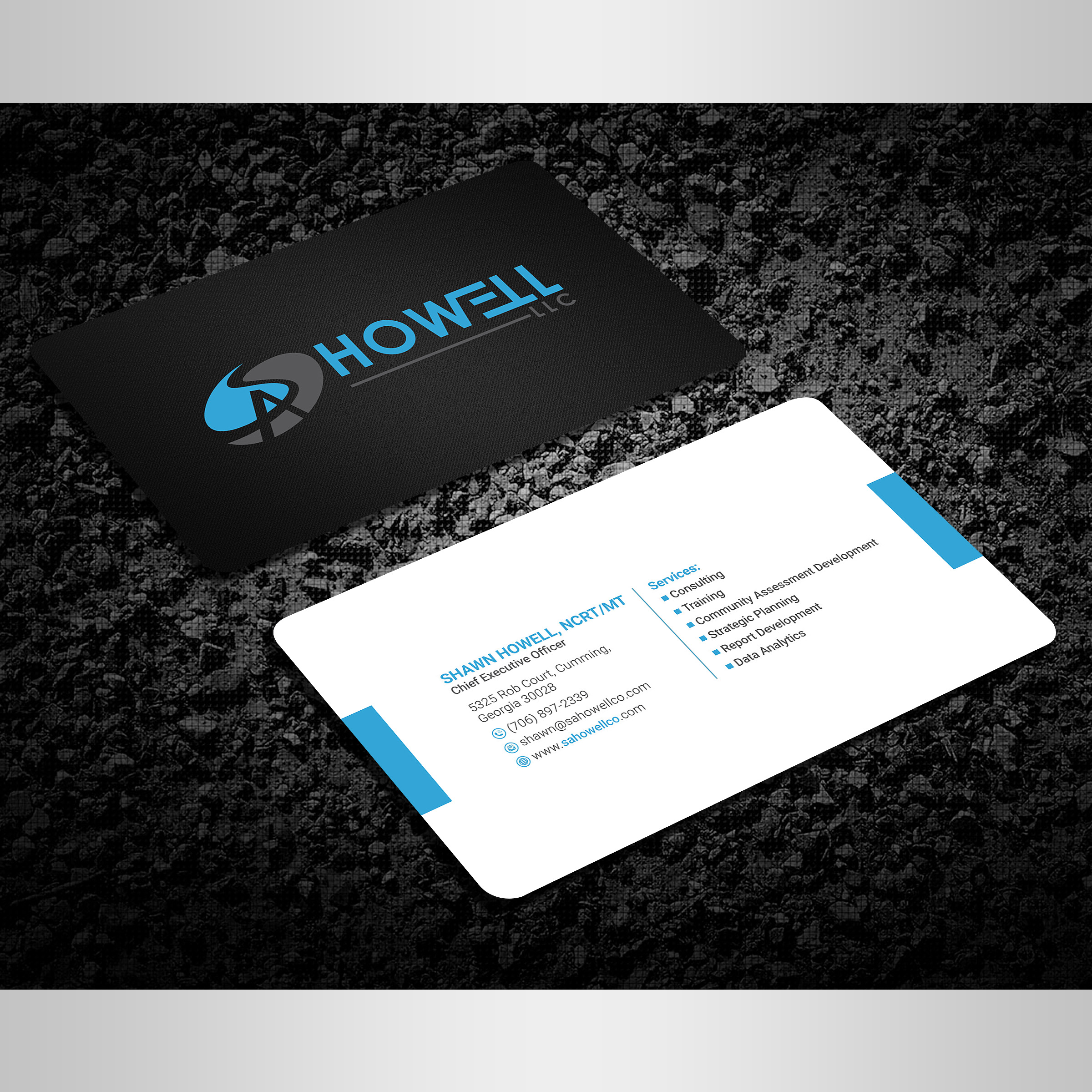 Visitenkarten-Design von Designers Hub für SA Howell, LLC | Design #22759811