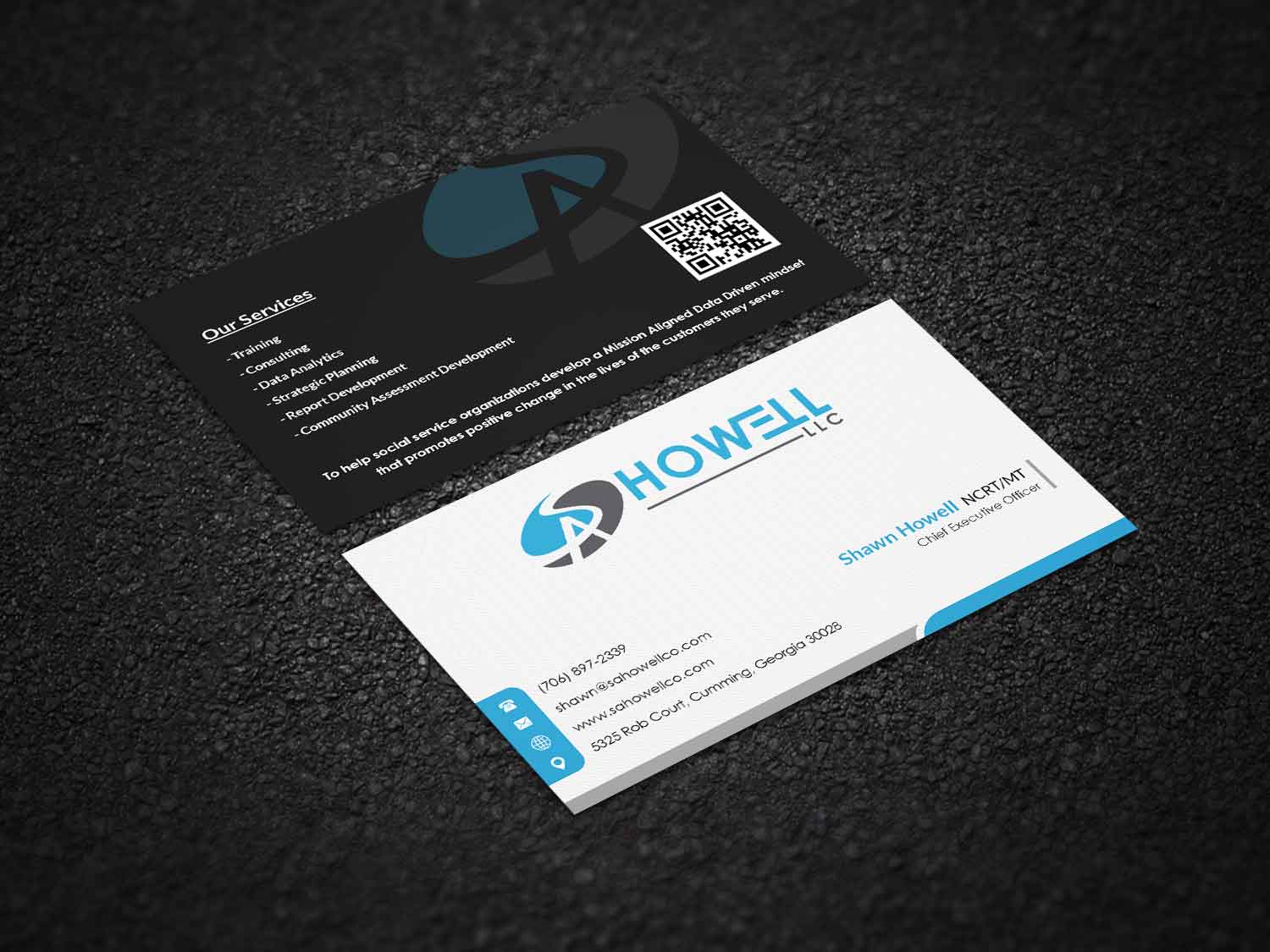 Business Card Design by Pointless Pixels India for SA Howell, LLC | Design #22756705