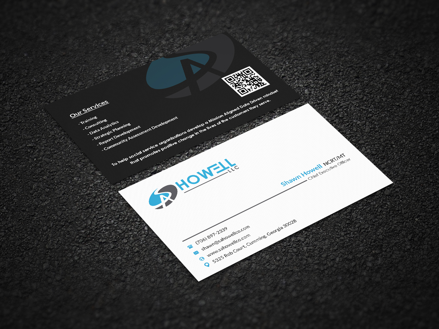 Business Card Design by Pointless Pixels India for SA Howell, LLC | Design #22756796
