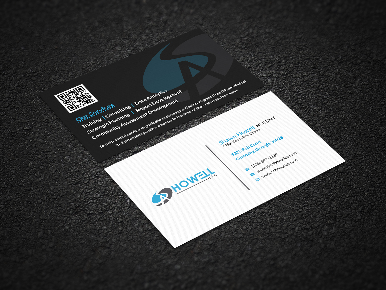 Business Card Design by Pointless Pixels India for SA Howell, LLC | Design #22756918