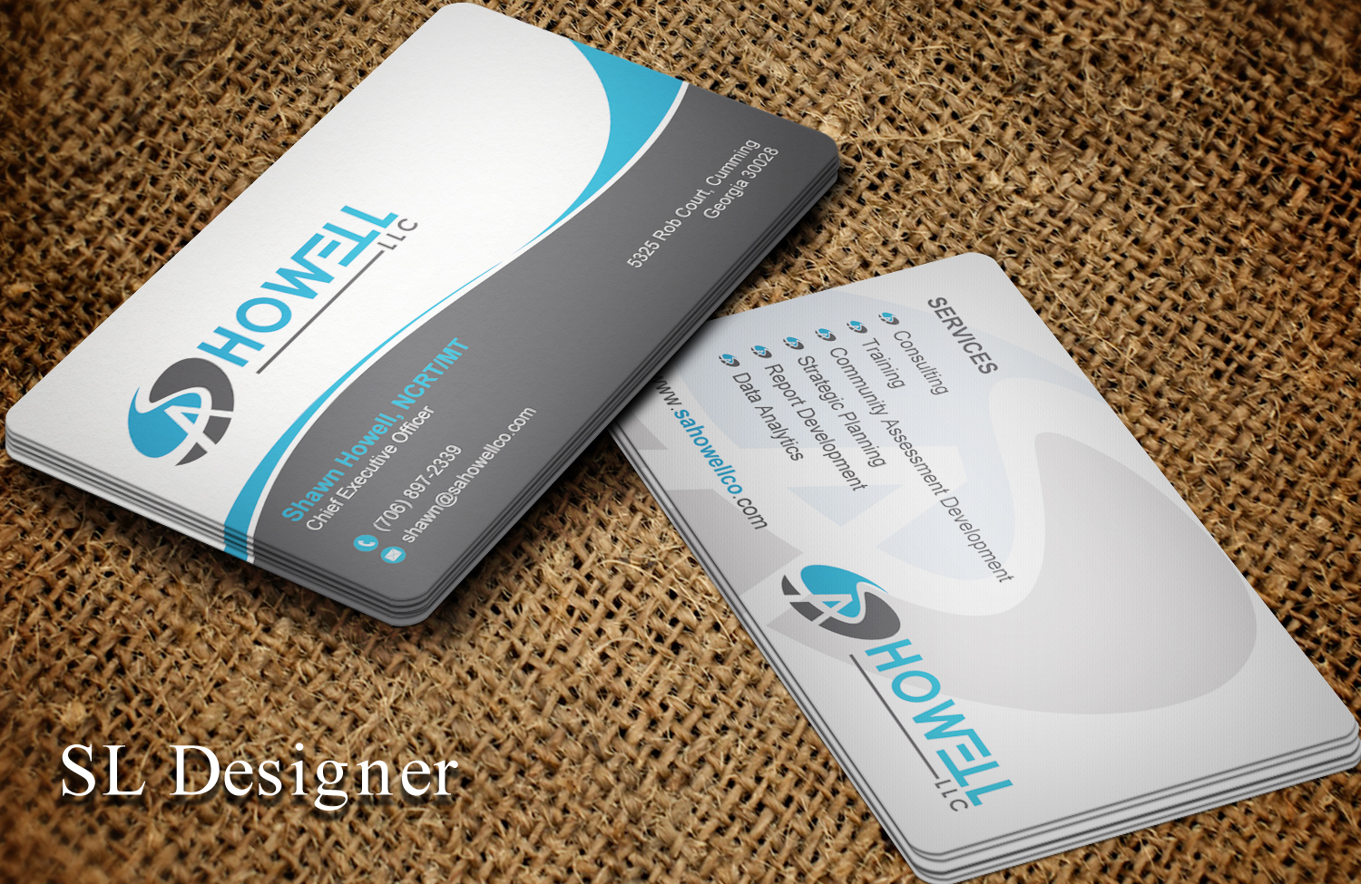 Diseño de Tarjeta de Presentación por SL Designer para SA Howell, LLC | Diseño #22759364