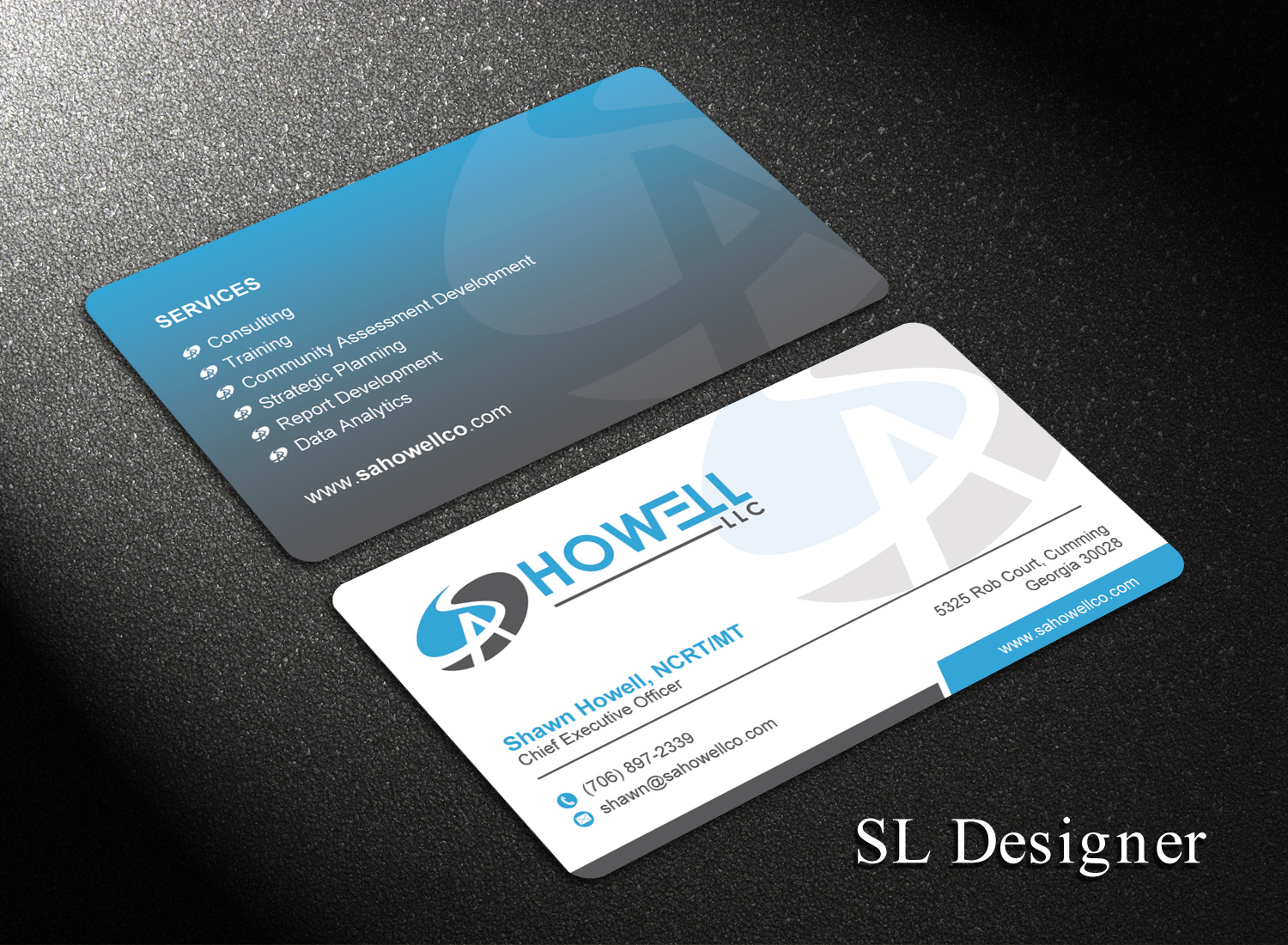 Diseño de Tarjeta de Presentación por SL Designer para SA Howell, LLC | Diseño #22759368