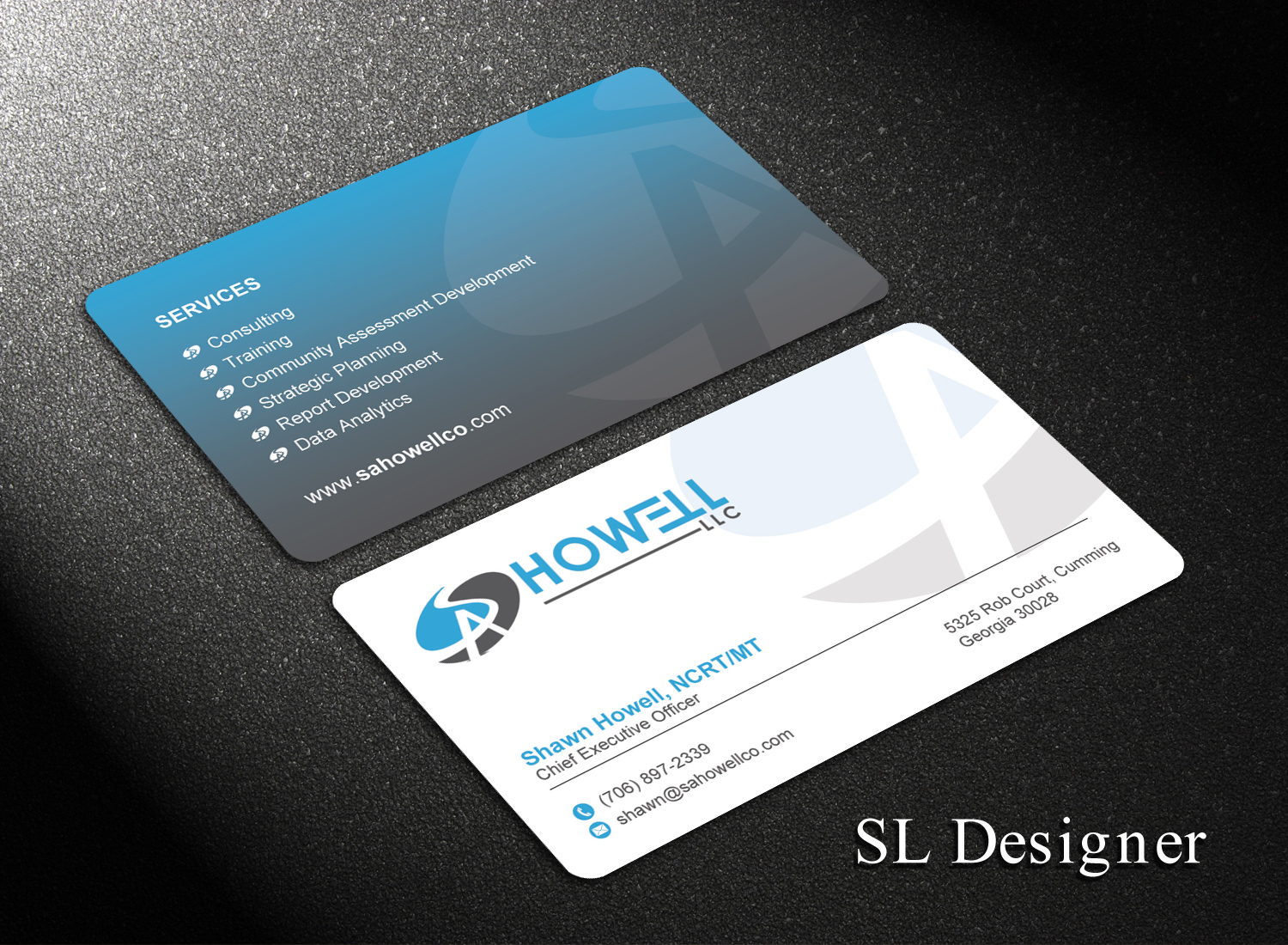 Business Card Design by SL Designer for SA Howell, LLC | Design #22759369