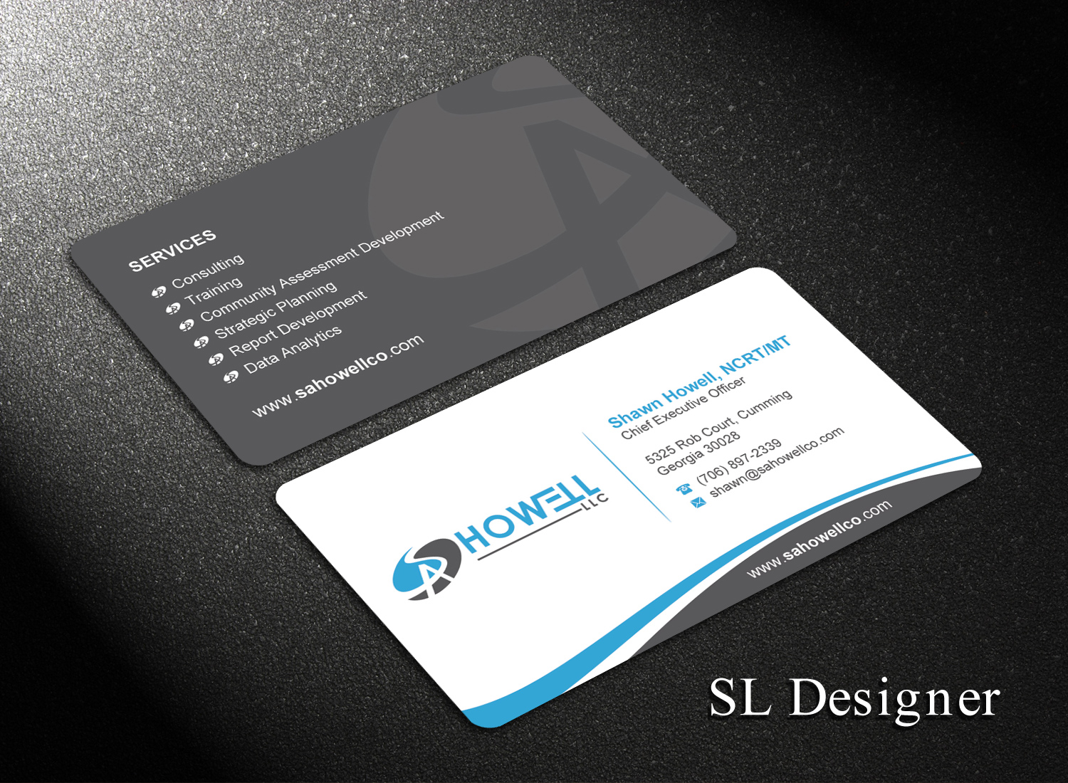 Design de Carte de Visite par SL Designer pour SA Howell, LLC | Design #22759370