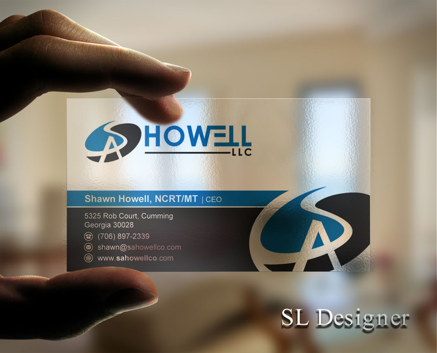 Business Card Design by SL Designer for SA Howell, LLC | Design #22759376