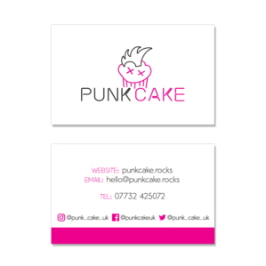 Logo Design by Samantha Ward Design for Punk Cake LTD | Design: #23063375