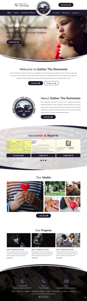 Wordpress Design by pb for this project | Design #22772319