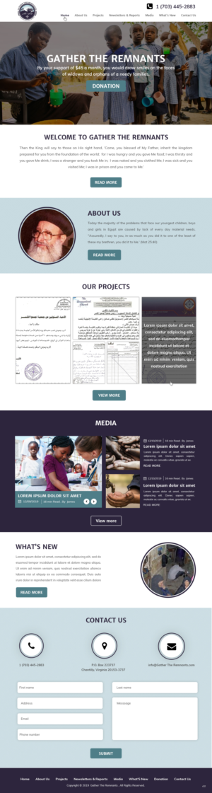 Wordpress Design by pb for this project | Design: #22772322