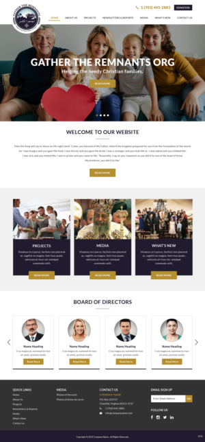 Wordpress Design by pb for this project | Design: #22772349