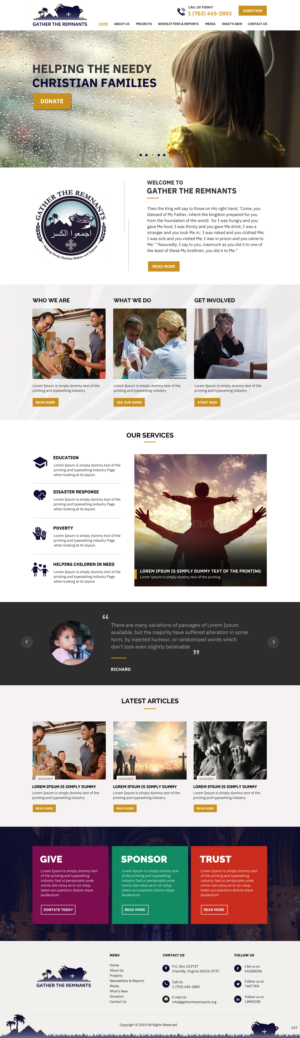 Wordpress Design by pb for this project | Design: #22772354