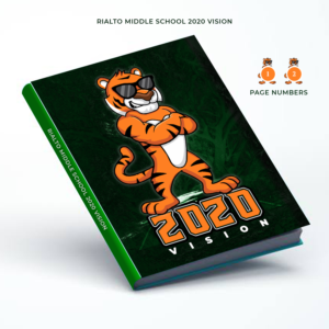 Year Book Cover for Middle School | Diseño Artístico por Expert Designer