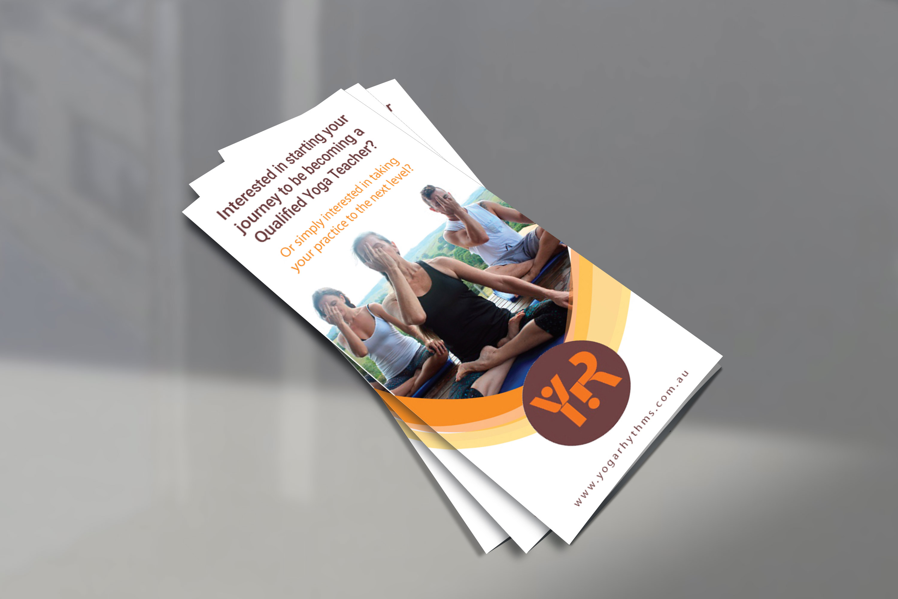 Flyer Design by meet007 for Yoga Rhythms | Design #22762717