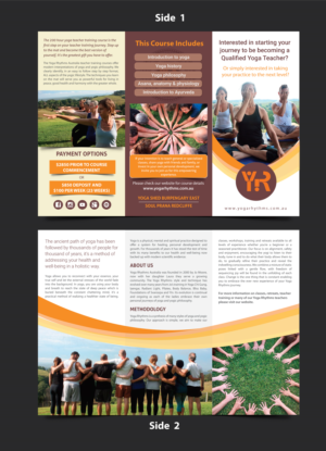 Flyer Design by meet007 for Yoga Rhythms | Design: #22762891