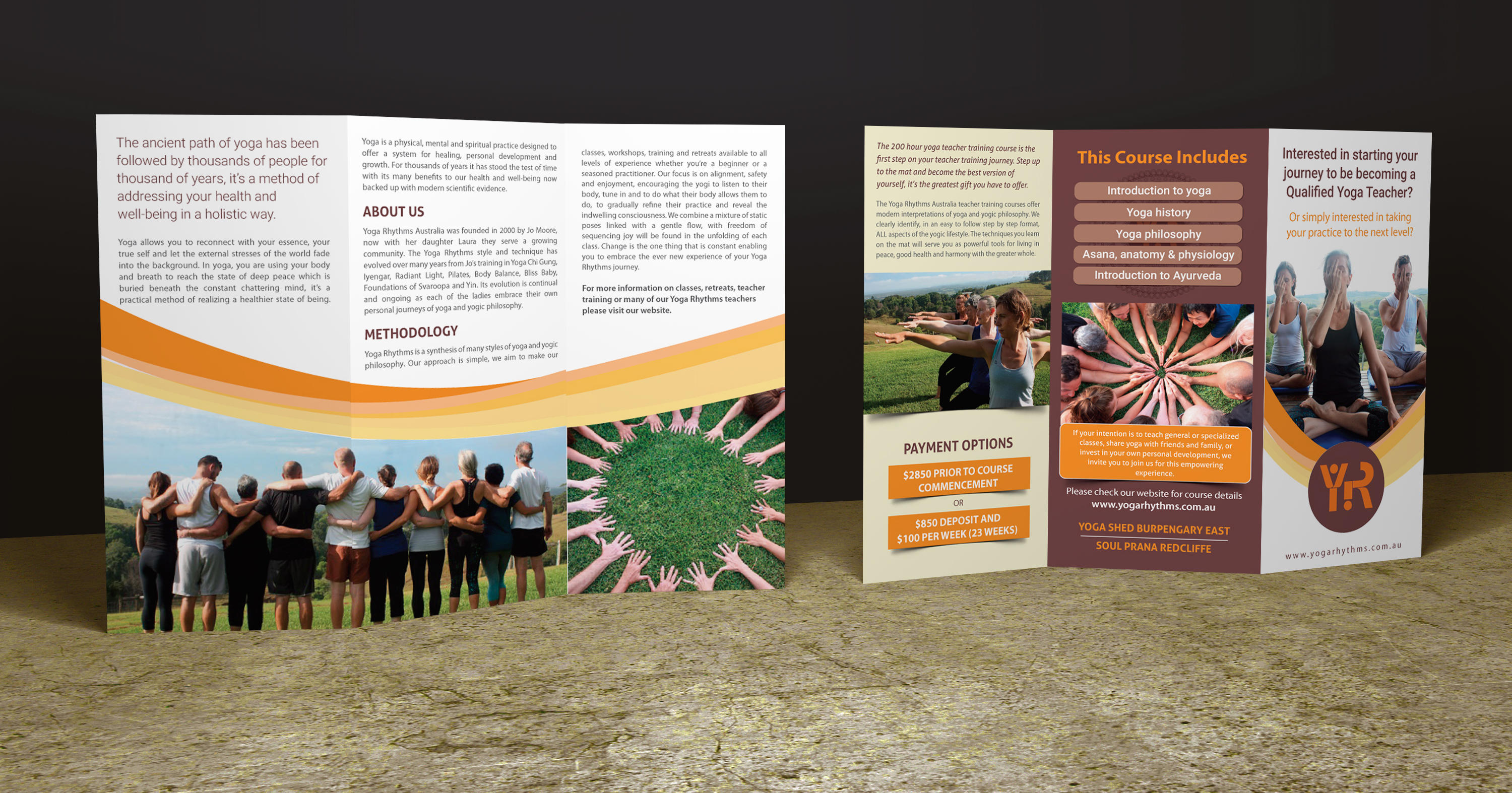 Flyer Design by meet007 for Yoga Rhythms | Design #22769947