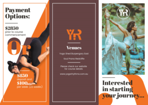 Flyer Design by nicoletaungurean 2 for Yoga Rhythms | Design: #22764609