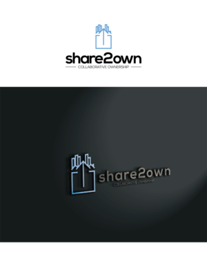 (company name)share2own (tagline) Collaborative Ownership | Diseño de Logo por Maxo-Biz