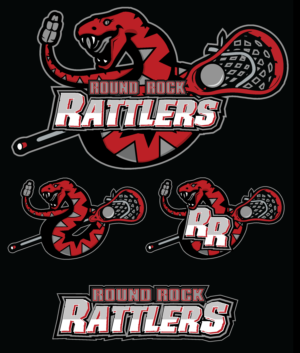 Round Rock Rattlers, with the word "Rattlers" displayed more prominently. | Logo Design by Michael Condello