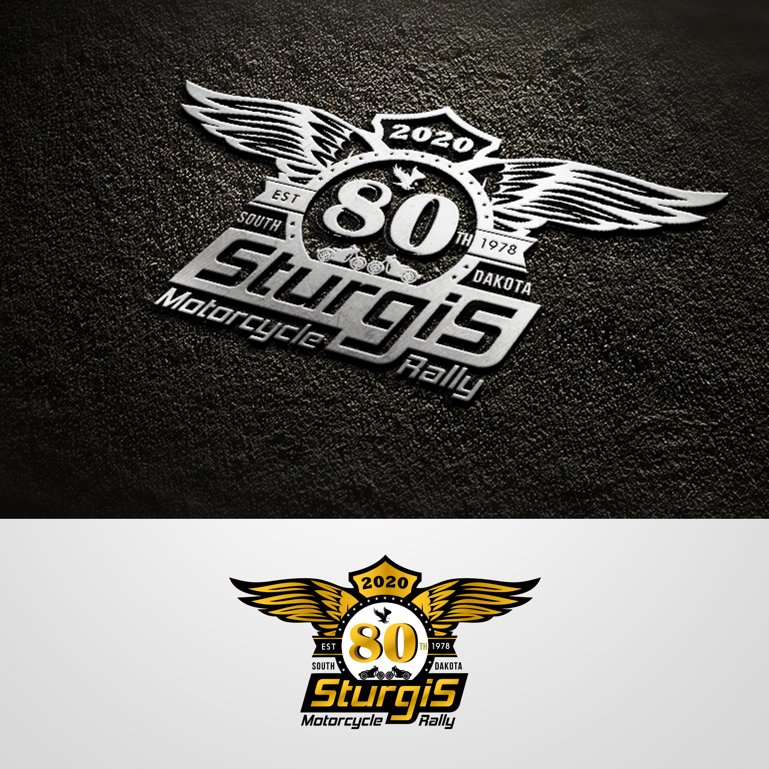 Bold, Colorful Logo Design for Sturgis Motorcycle Rally, 2020, 80th ...