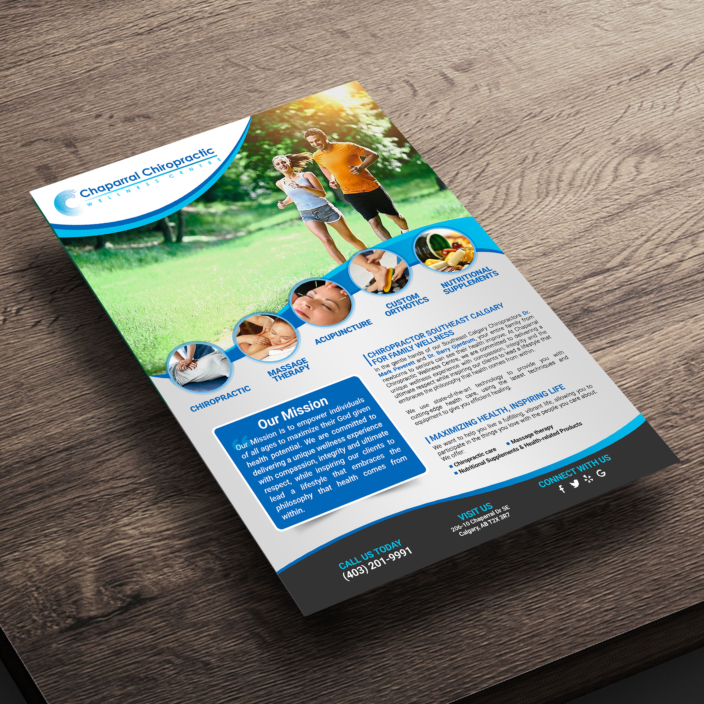 Flyer Design by Designers Hub for Chaparral Chiropractic Wellness Centre | Design #22781618