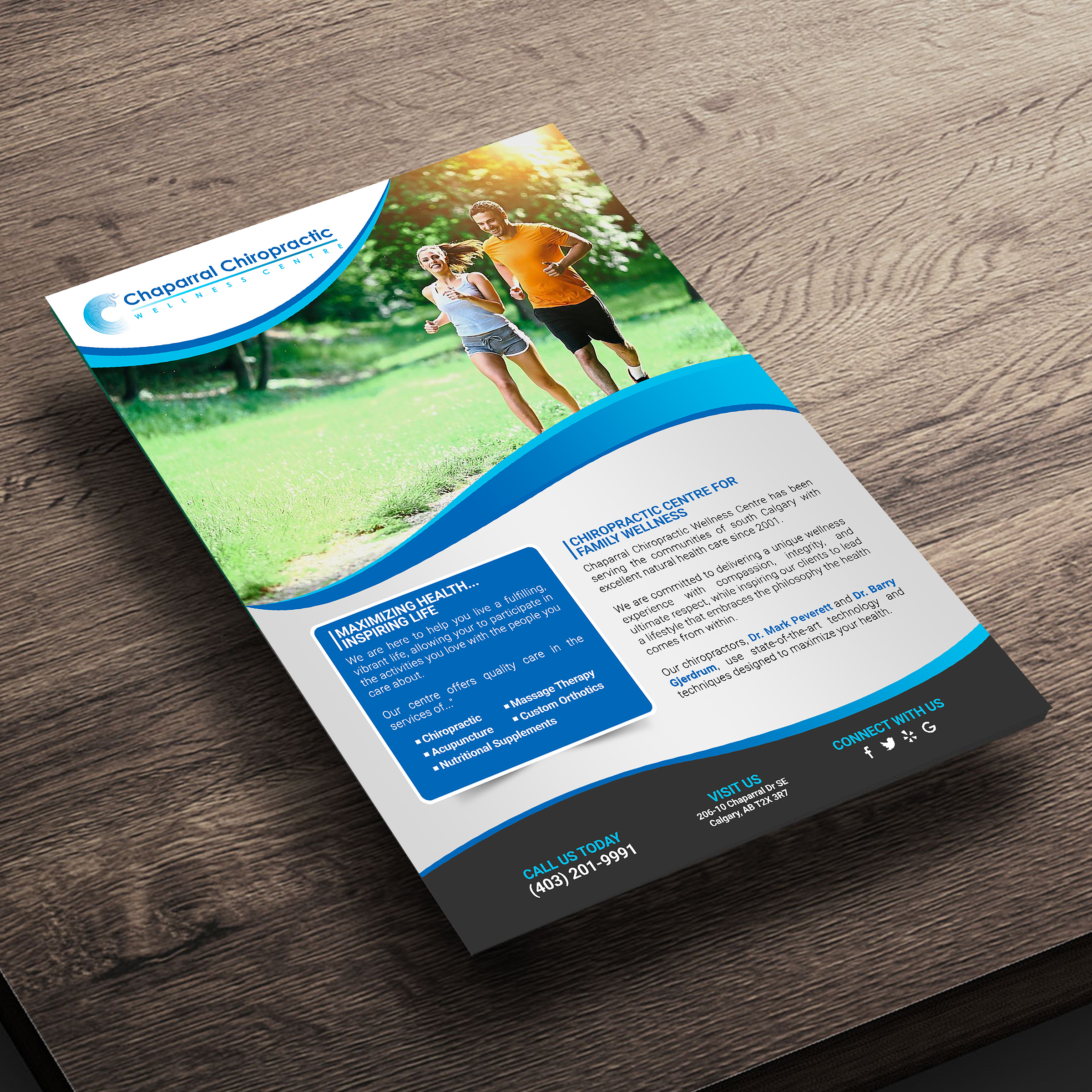 Flyer Design by Designers Hub for Chaparral Chiropractic Wellness Centre | Design #22782060