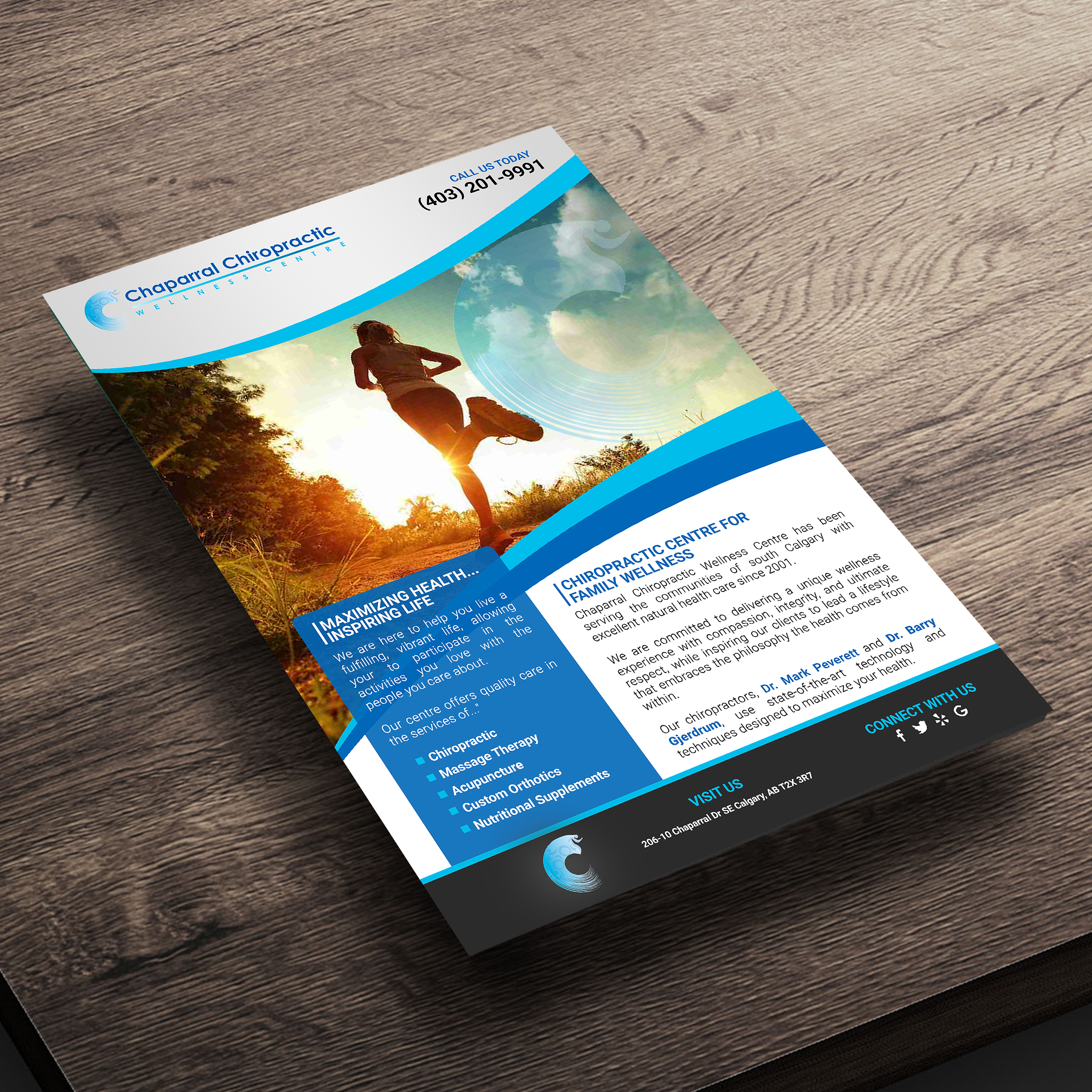 Flyer Design by Designers Hub for Chaparral Chiropractic Wellness Centre | Design #22789200