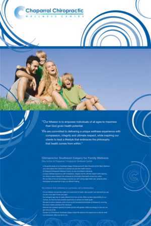 Diseño de Flyer por Marc Farré para Chaparral Chiropractic Wellness Centre | Diseño: #22810169