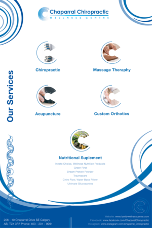 Diseño de Flyer por Marc Farré para Chaparral Chiropractic Wellness Centre | Diseño #22820322