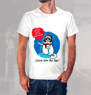  Have a Grumpy Cat Christmas  | Design de T-shirt par typeo1978