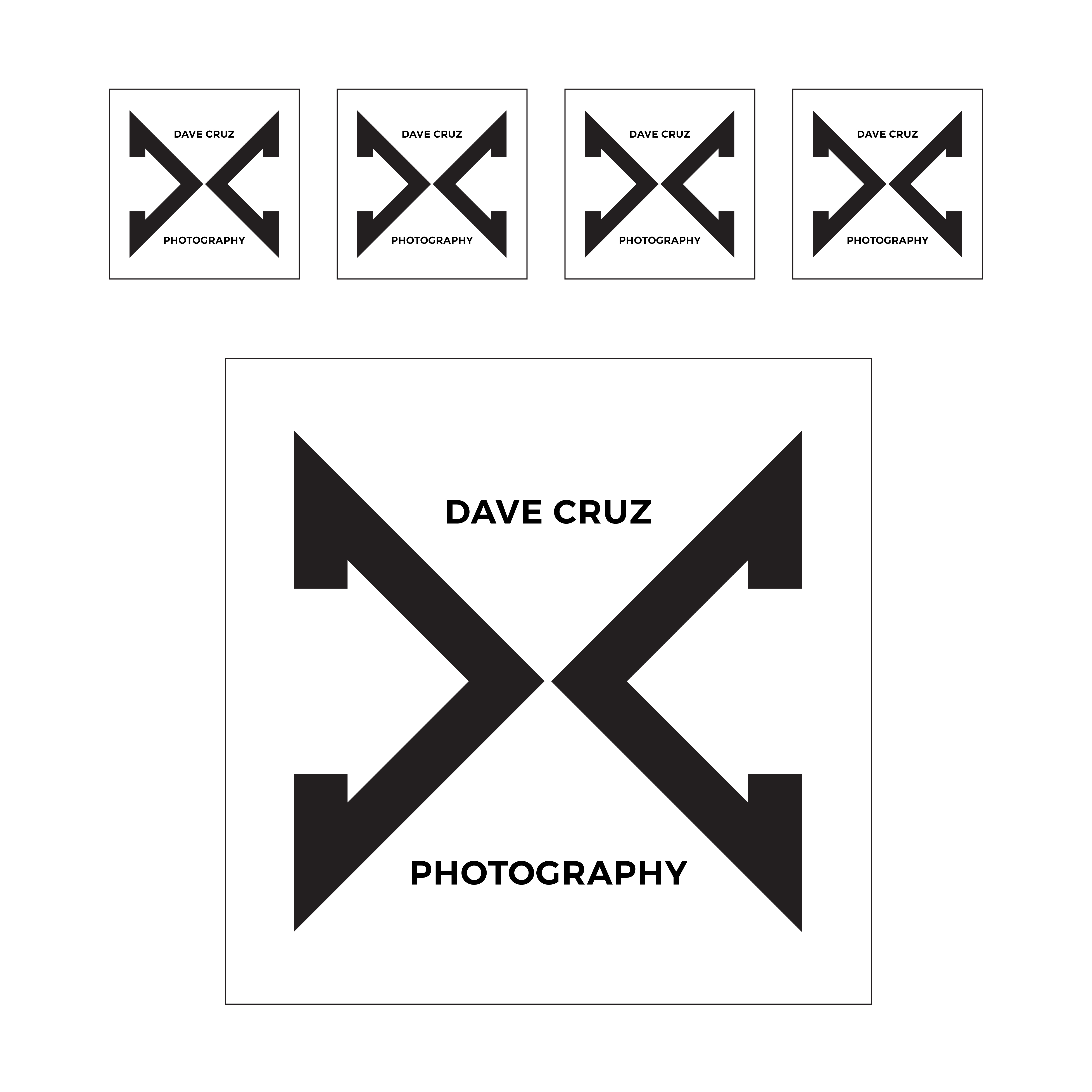 Logo Design by Senapedia_ for Dave Cruz Photography  | Design #22783991