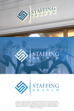 Staffing Branch | Logo Design by untung bertubi-tubi