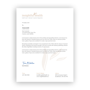Letterhead Design by Moumita_