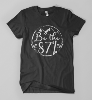 Be the 87% tee design | T-Shirt-Design von Jonya