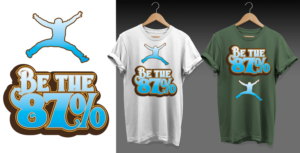 Be the 87% tee design | T-Shirt-Design von Al Pech