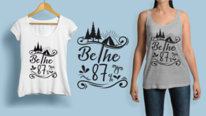 Be the 87% tee design | T-Shirt-Design von Malik 11