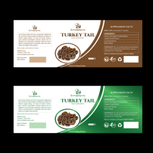 SuperShroom Nutrition Require Label Design Assistance | Label Design by OroojF