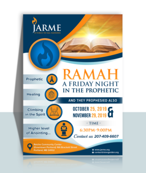Ramah: A Friday night in the Prophetic Flyer | Diseño de Flyer por SAI DESIGNS