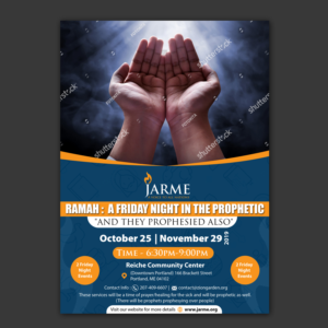Ramah: A Friday night in the Prophetic Flyer | Diseño de Flyer por Schöpfer