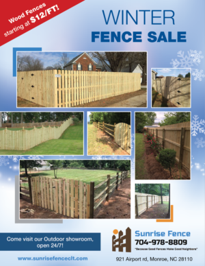 Fence Flyer to Attract More Sales During Winter | Diseño de Flyer por Akshar Shailesh