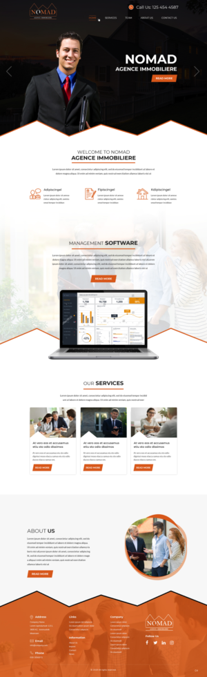 Web Design by pb for AD Websys SPRL | Design: #22797813