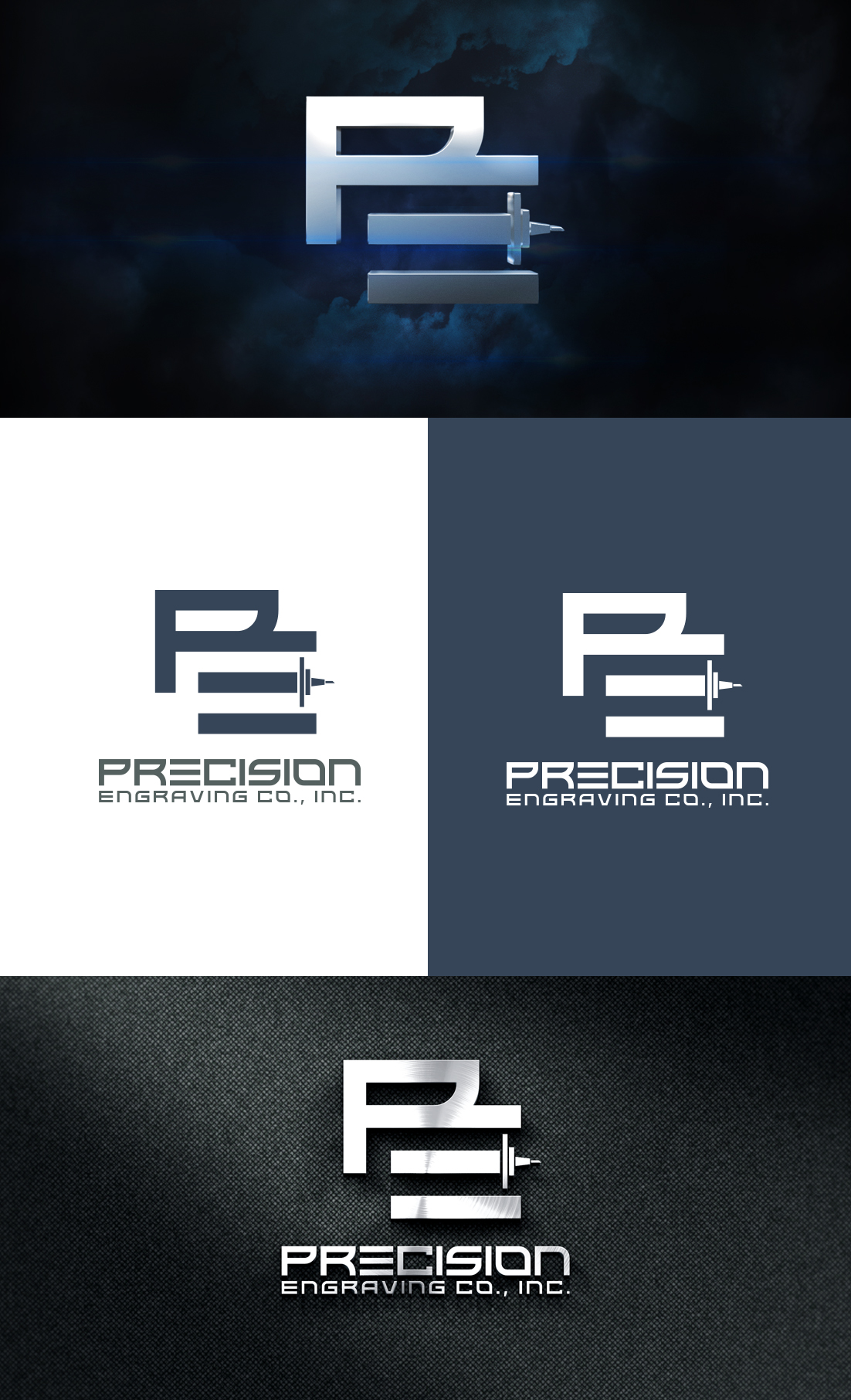 Logo-Design von GLDesigns für PE Metalworks, Inc. | Design #22774199