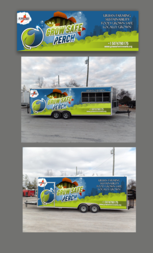 PepperBoy Event Trailer covering for a 24 foot trailer | Diseño de Rotulación de Vehículo por Czeh
