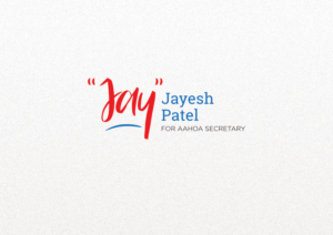 Jayesh "Jay" Patel FOR AAHOA SECRETARY   | Diseño de Logo por Stobart Creative