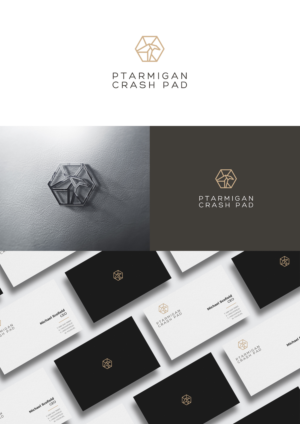 PTARMIGAN CRASH PAD | Logo Design by christianpoetoe