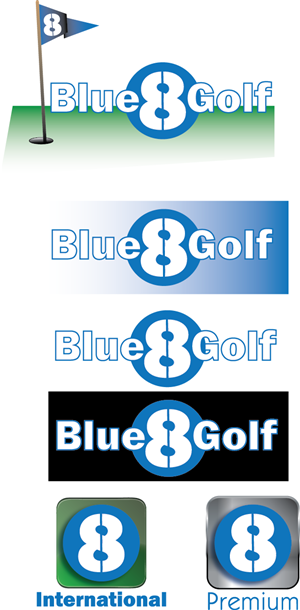 Logo Design by theREALgone84 for Blue 8 Golf Limited | Design #2962894