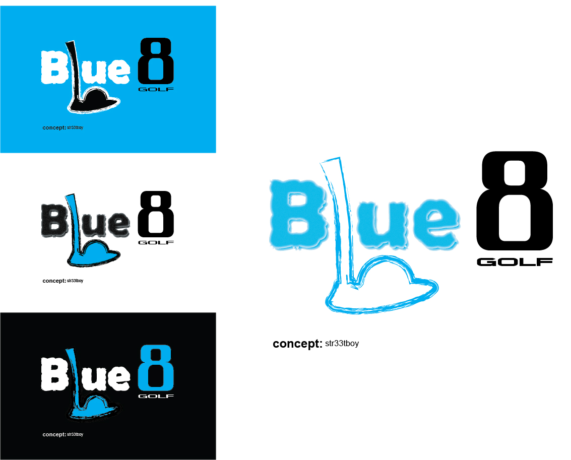 Logo Design by str33tboy for Blue 8 Golf Limited | Design #2970786