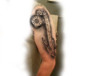 Remembering My Wife Clock/watch Tattoo | Diseño de Tatuaje por Jezzus