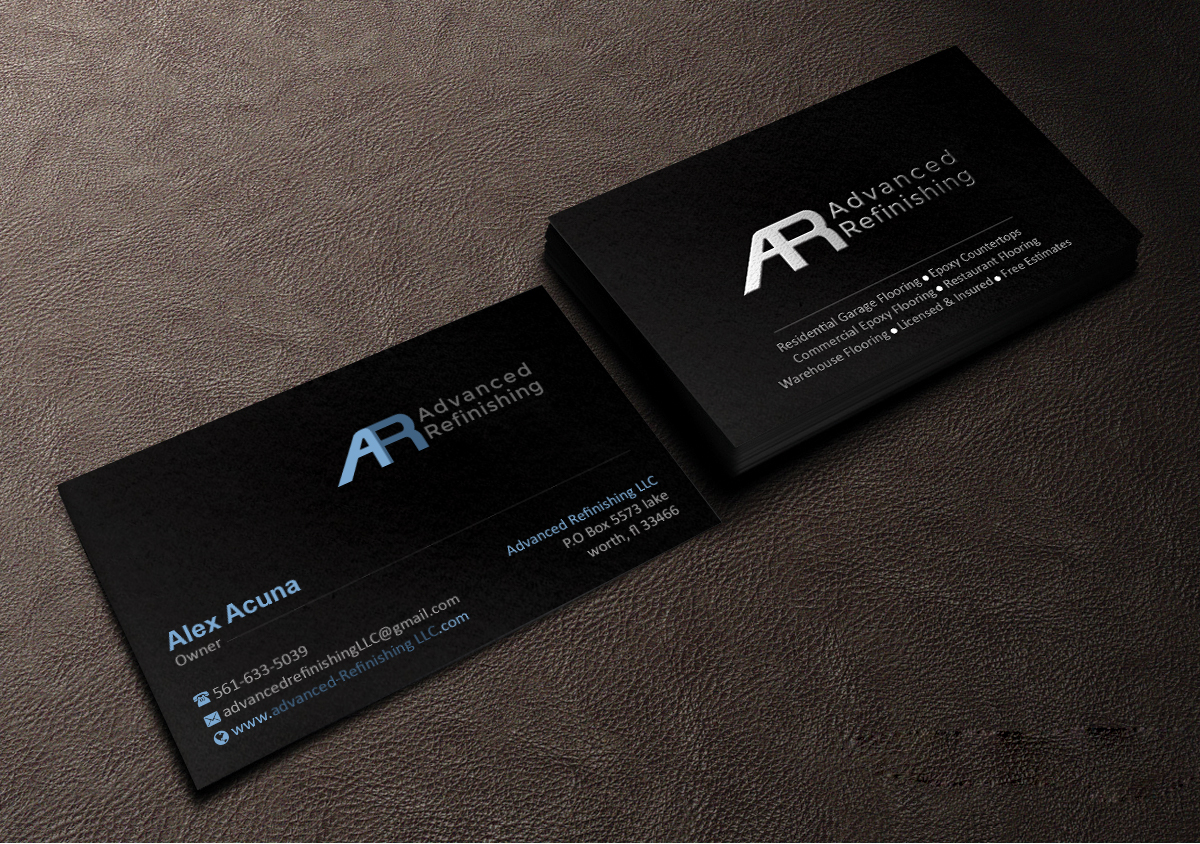 Business Card Design by Creations Box 2015 for Advanced Refinishing LLC | Design #22792736